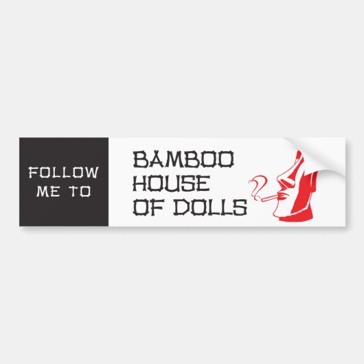 Autocollant De Voiture Bamboo House of Dolls Bumper Sticker (Devant)