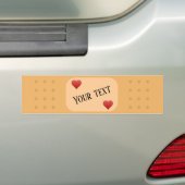 Autocollant De Voiture Bandaid patch plâtre texte personnalisé pare-chocs (En voiture)