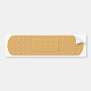 Autocollant De Voiture Bandaid pour la voiture blanche Sticker