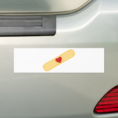 Autocollant De Voiture Bande-Aide avec un coeur rouge (En voiture)