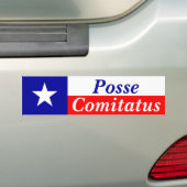 Autocollant De Voiture Bande Comitatus du Texas (En voiture)