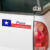 Autocollant De Voiture Bande Comitatus du Texas (Sur camion)