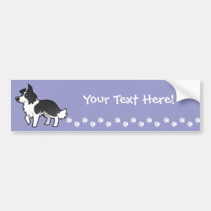 Autocollant De Voiture Bande dessinée border collie