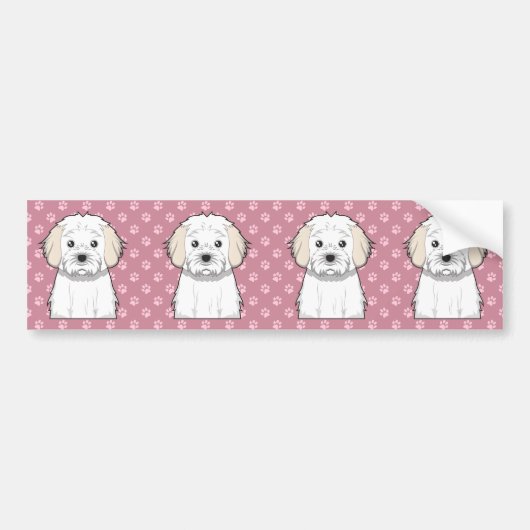 Autocollant De Voiture Bande dessinée de Cavachon (Devant)