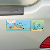 Autocollant De Voiture Bande dessinée drôle de pêche (En voiture)