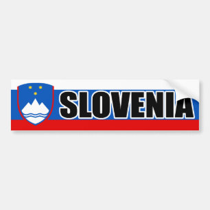 Autocollant De Voiture Bannière de drapeau de la Slovénie
