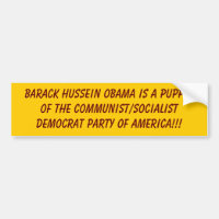 Barack Hussein Obama est une marionnette du