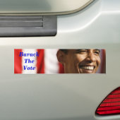 Autocollant De Voiture Barack le vote (En voiture)