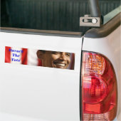 Autocollant De Voiture Barack le vote (Sur camion)