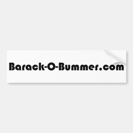 Autocollant De Voiture Barack-O-Déception (Devant)