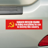 Autocollant De Voiture Barack Obama (En voiture)