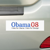 Autocollant De Voiture Barack Obama (En voiture)