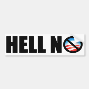 Autocollant De Voiture Barack Obama 2012 ? Non !
