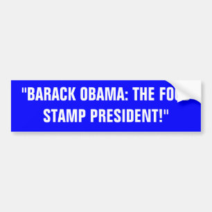 AUTOCOLLANT DE VOITURE "BARACK OBAMA : LE PRÉSIDENT DE COUPON