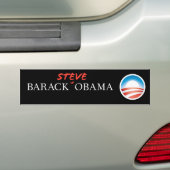Autocollant De Voiture Barack Steve Obama (En voiture)