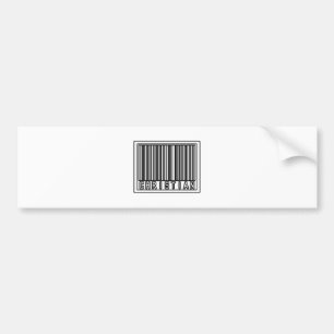 Autocollant De Voiture Barcode chrétien