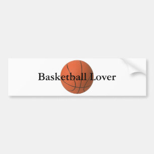 Autocollant De Voiture basket-ball, amant de basket-ball