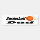 Autocollant De Voiture Basket-ball papa Bumper Sticker (Devant)