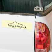 Autocollant De Voiture Bâti Monadnock (Sur camion)
