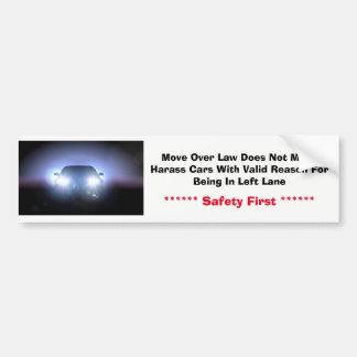 Autocollant De Voiture Bâton de butoir laissé la ruelle