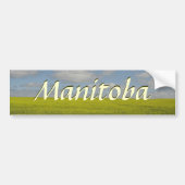 Autocollant De Voiture Bâton pare-chocs Manitoba Souvenir Manitoba (Devant)