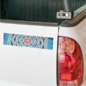 Autocollant De Voiture Bâton Peep Hole Mandala Tie Dye (Sur camion)