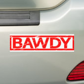 Autocollant De Voiture Bawdy Stamp (En voiture)