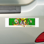 Autocollant De Voiture BBaC Stiker Samba Batucada Brasil (En voiture)