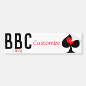 Autocollant De Voiture BBC Seule pique lame signe Thunder_Cove (Devant)