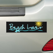 Autocollant De Voiture Beach Lover (En voiture)