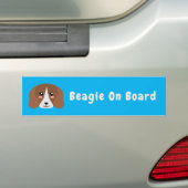Autocollant De Voiture Beagle (En voiture)