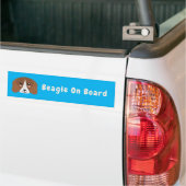 Autocollant De Voiture Beagle (Sur camion)