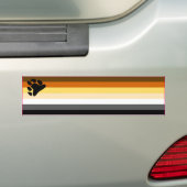AUTOCOLLANT DE VOITURE BEAR PRIDE FLAG (En voiture)