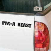 AUTOCOLLANT DE VOITURE BEASTBUMPER (Sur camion)