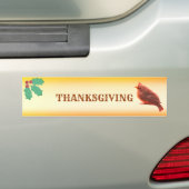 Autocollant De Voiture Beau Thanksgiving Bird (En voiture)