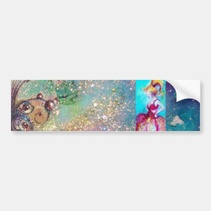 Autocollant De Voiture BEAUTÉ EN ROSE / Plante papillon magique