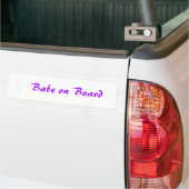 Autocollant De Voiture Bébé à bord (Sur camion)