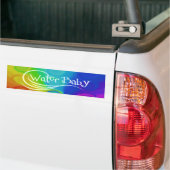 Autocollant De Voiture Bébé d'eau Rainbow Bumpersticker (Sur camion)