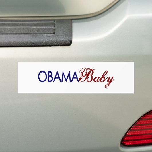 Autocollant De Voiture Bébé d'Obama (En voiture)