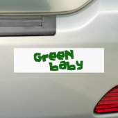 Autocollant De Voiture Bébé vert (En voiture)