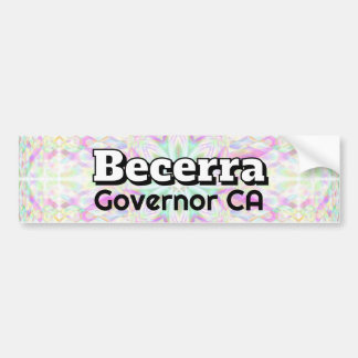 Autocollant De Voiture Becerra Gouverneur CA