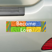 Autocollant De Voiture Become Love Bumper Sticker Template (En voiture)