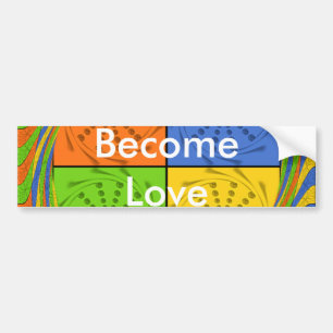 Autocollant De Voiture Become Love Bumper Sticker Template