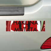 Autocollant De Voiture Belle belle carte Kenyan Whirlwind Design (En voiture)