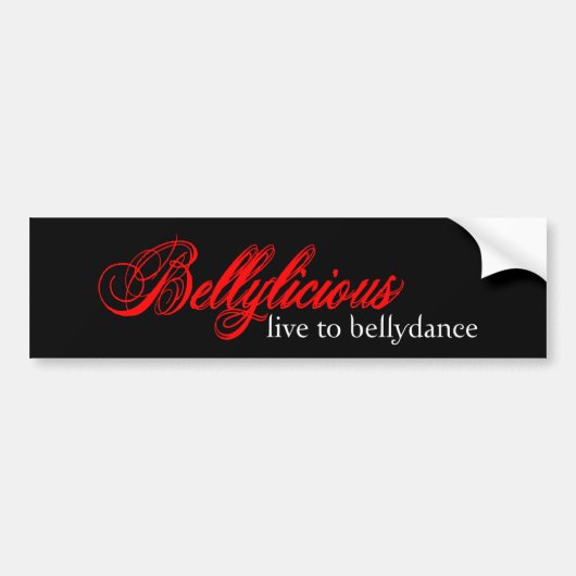 Autocollant De Voiture Bellylicious (Devant)