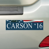 Autocollant De Voiture Ben Carson 2016 (En voiture)