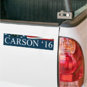 Autocollant De Voiture Ben Carson 2016 (Sur camion)