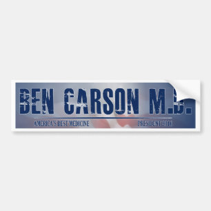 Autocollant De Voiture Ben Carson M.D. pour le président