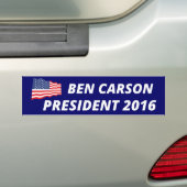 Autocollant De Voiture Ben Carson pour le président (En voiture)