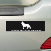 Autocollant De Voiture berger allemand à bord (En voiture)